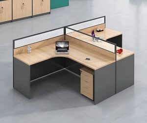 2-way curved workstation