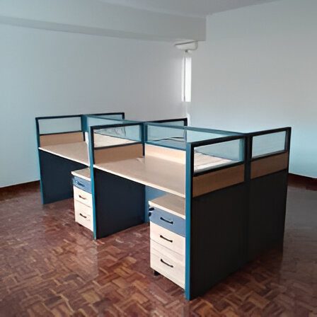 Modern 4-Way Modular Workstation