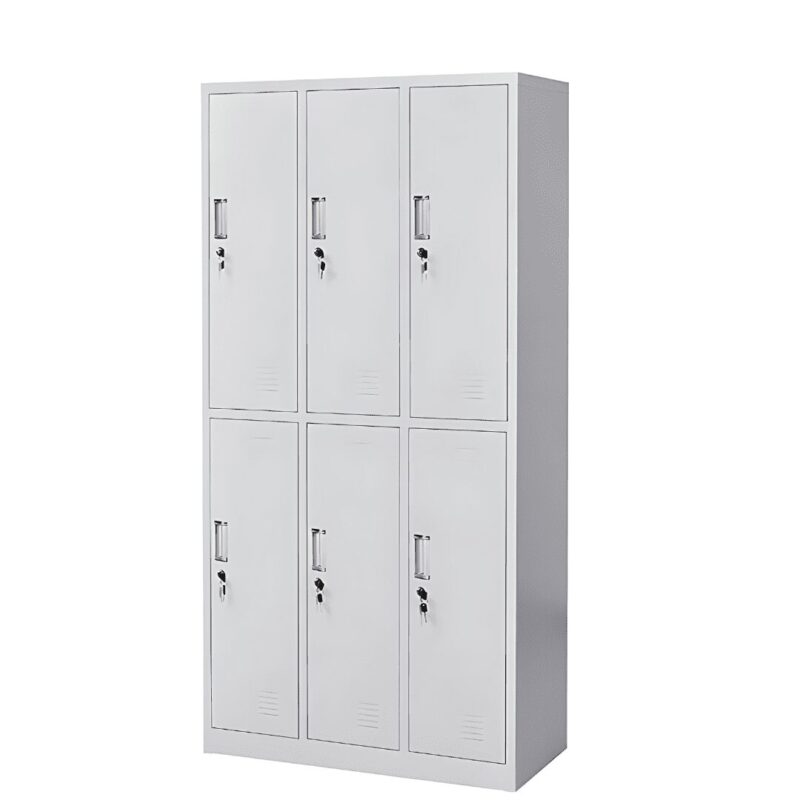 Secure 6-Door Steel Locker