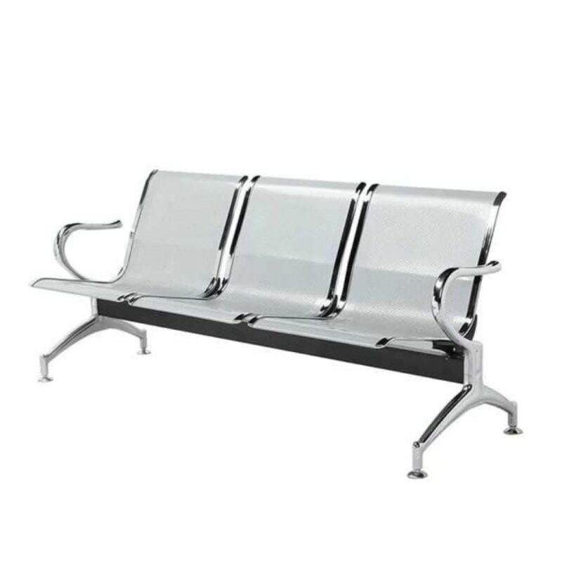 3-Seater Non-Padded Waiting Bench
