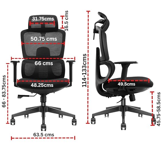 Meshed Orthopedic chair