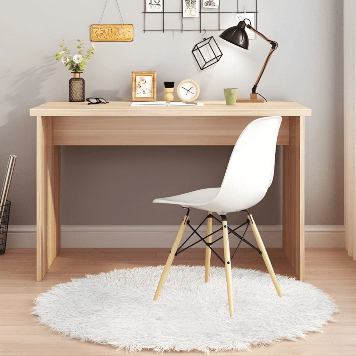 Eames Chair with 0.9m Desk